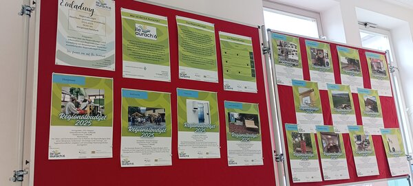Bild vergrößern: Ausstellung Regionalbudget