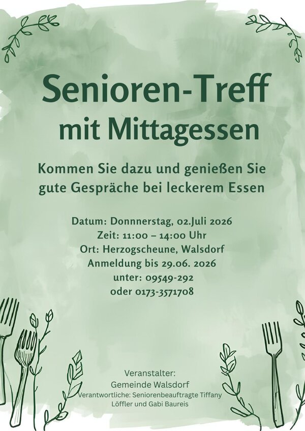 Bild vergr&ouml;&szlig;ern: Seniorenessen Juli
